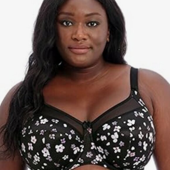 New Goddess Kayla Full Support Floral Bra 38J - Picture 1 of 14